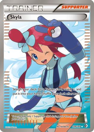 Pokémon Skyla (Full Art) (149/149) - Boundaries Crossed Holofoil
