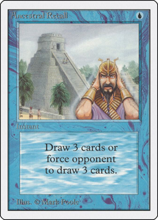Magic The Gathering Ancestral Recall - Unlimited Edition (2ed)