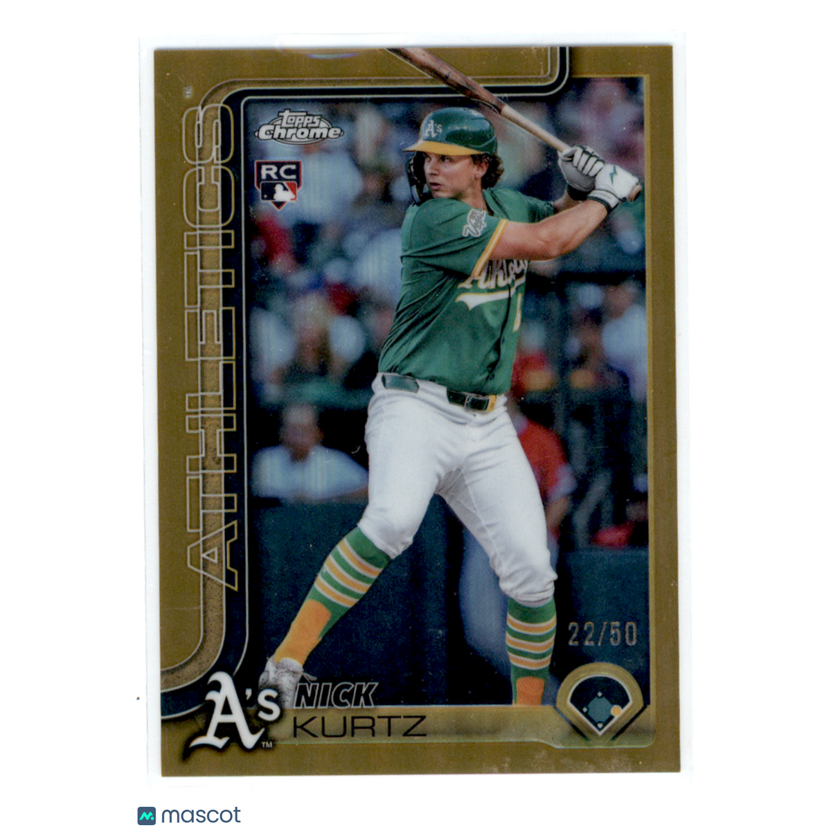 Baseball Topps 2025 Topps Chrome Nick Kurtz #Usc178 Gold Refractor
