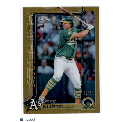 Baseball Topps 2025 Topps Chrome Nick Kurtz #Usc178 Gold Refractor