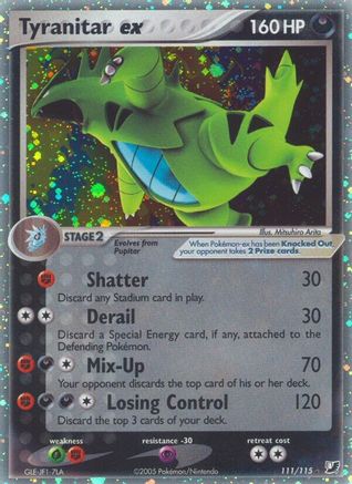 Pokémon Tyranitar EX (111/115) - Unseen Forces Holofoil