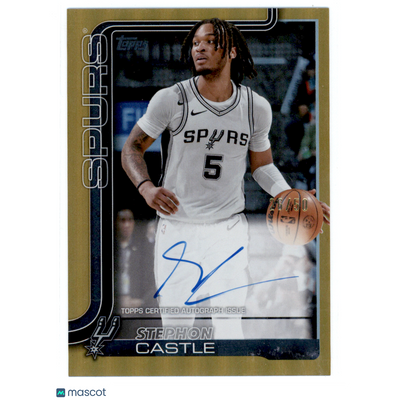 Basketball Topps 2025 Topps Flagship Stephon Castle #Tfra-Sca Gold /50