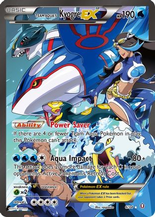 Pokémon Team Aqua'S Kyogre EX (6/34) - Double Crisis Holofoil