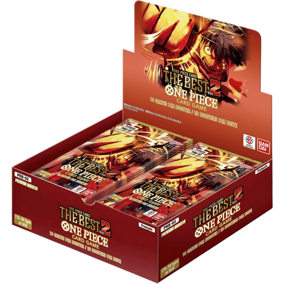 One Piece TCG Bandai One Piece Card Game - Premium Booster The Best Vol. 2 - Booster Box (Prb-02)
