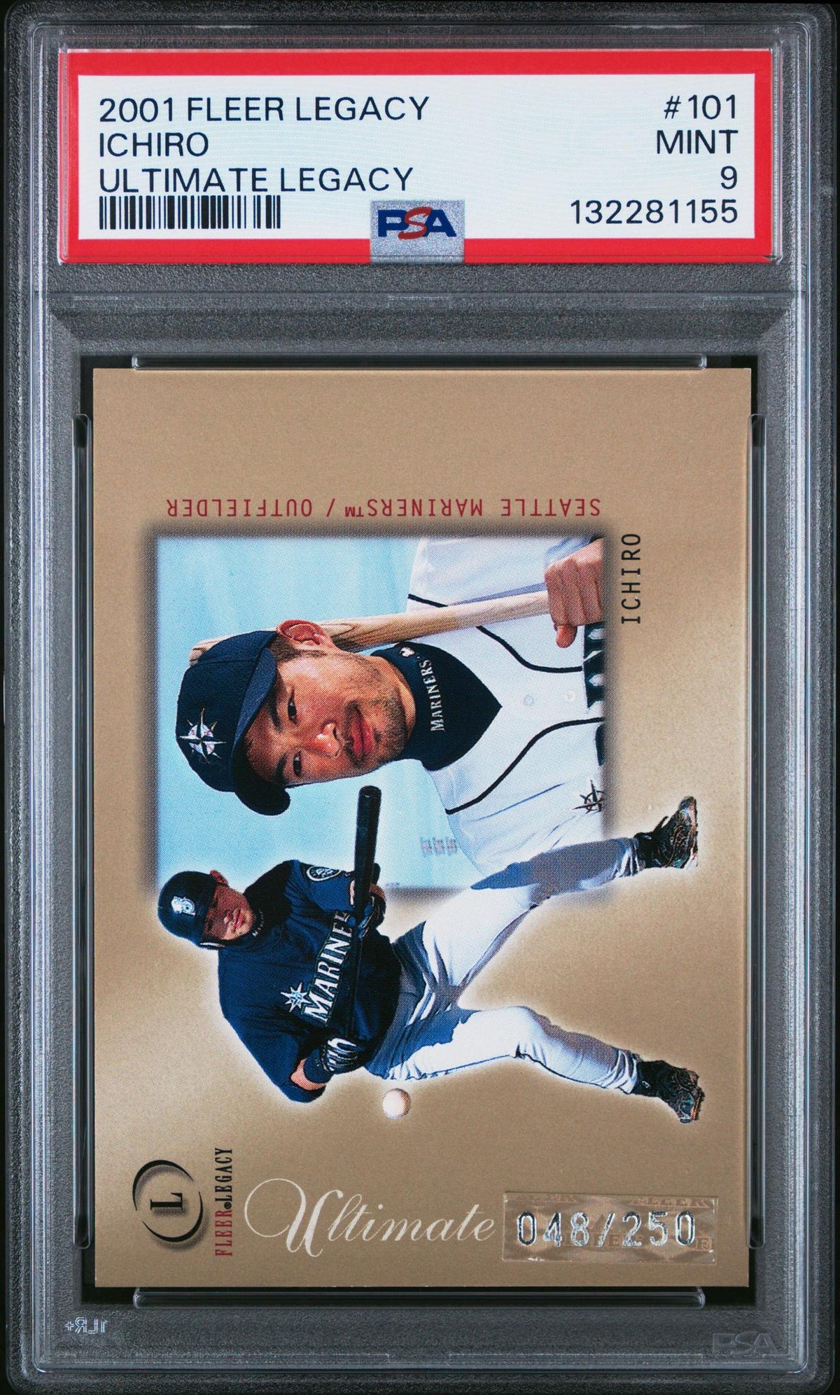 2001 Fleer Legacy Ultimate Legacy Ichiro #101 /250 PSA 9 132281155