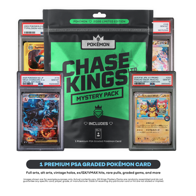 Pokémon Panini Chase Kings - 2026 Pokemon PSA Only Mystery Pack - Series 1