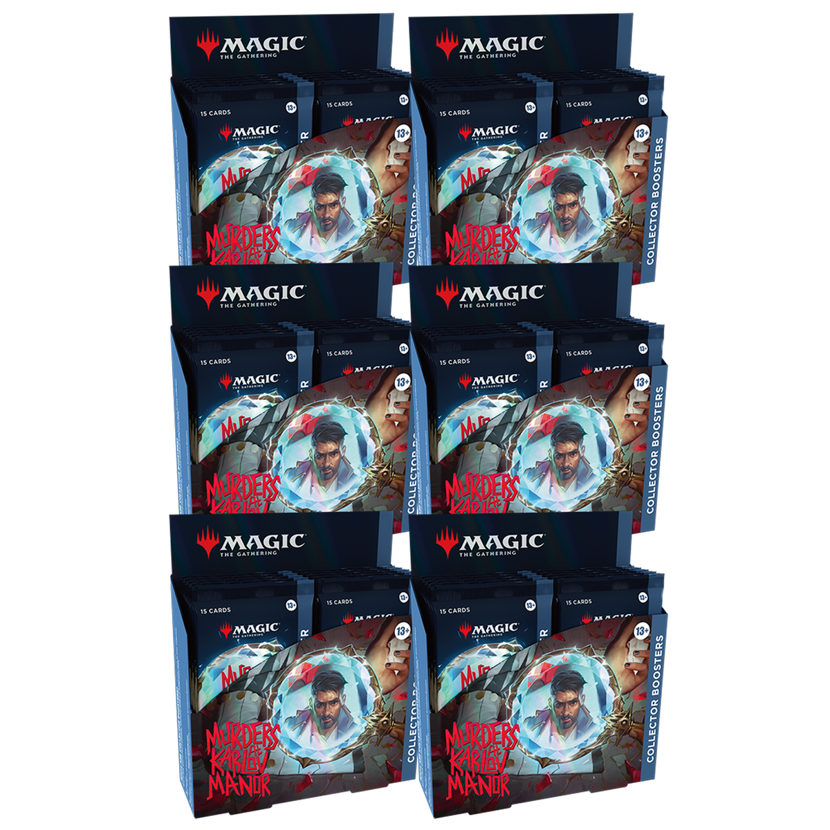 Magic The Gathering Magic The Gathering: Murders At Karlov Manor Collector'S Booster Case - 6 Boxes