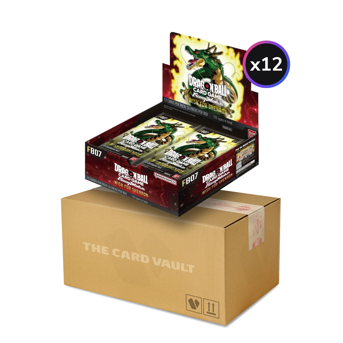 Pokémon Dragon Ball Super Cg Fusion World - Wish For Shenron (Fb07) - Display Case (12x Booster Boxes)