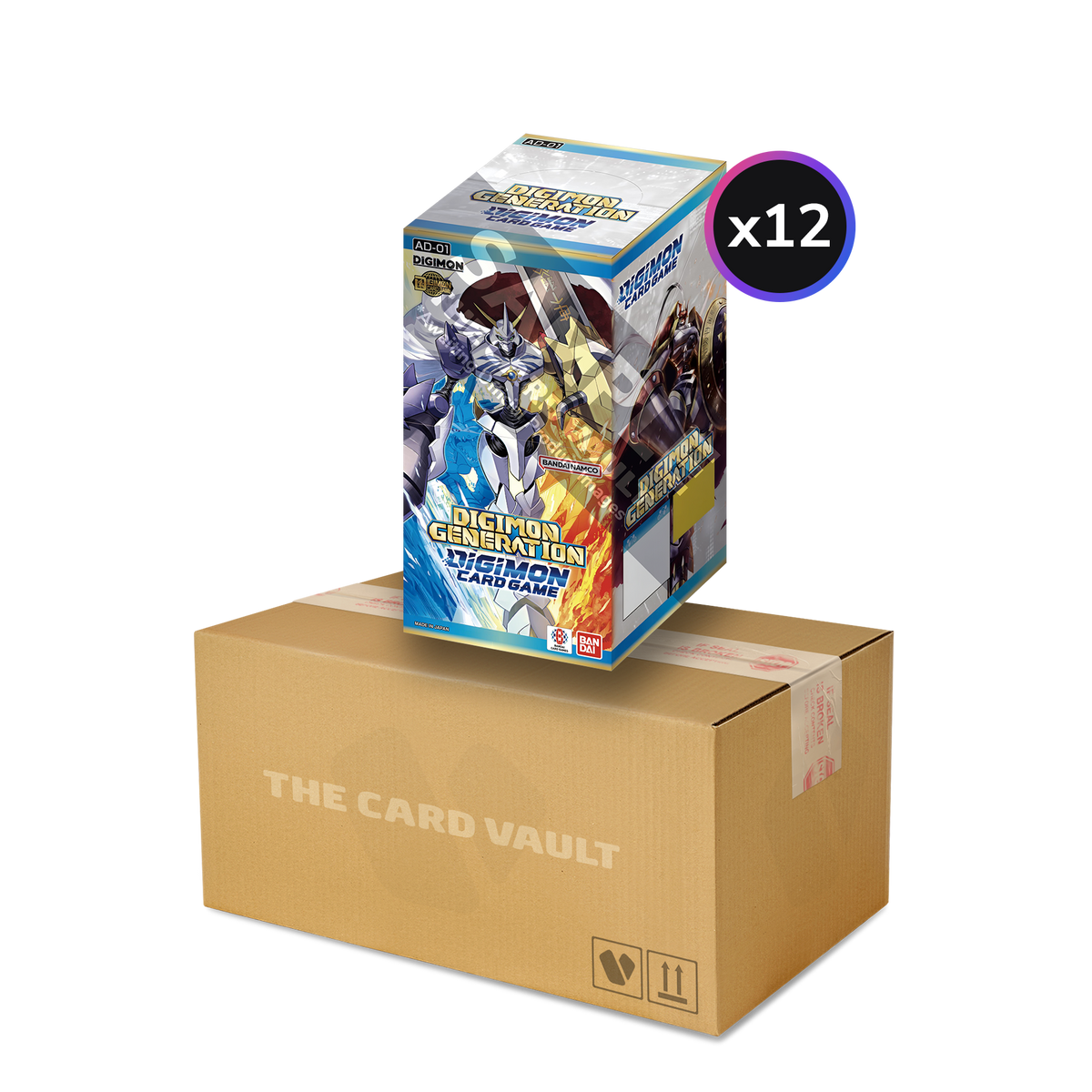 Pokémon Digimon Card Game - Digimon Generation (Ad01) - Display Case (12x Advanced Booster Boxes)