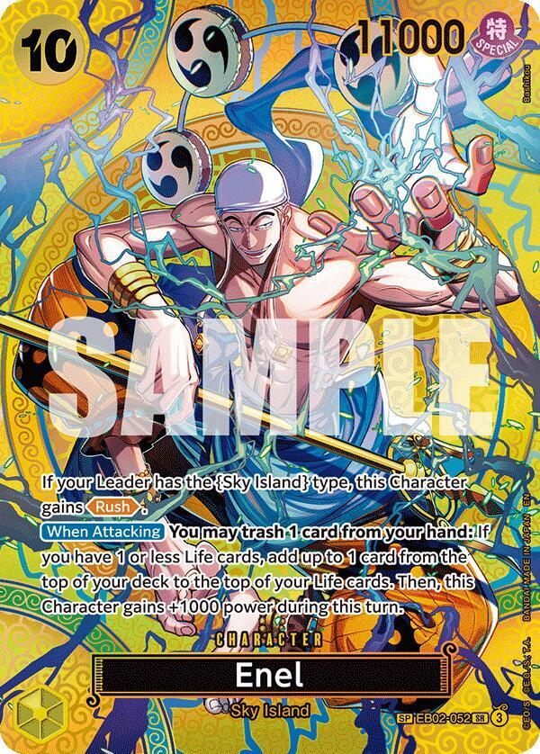 One Piece TCG Enel (SP) - Adventure On Kami'S Island (Op15-Eb04)