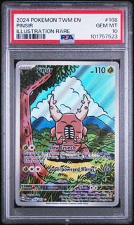Pokémon Pinsir 168/167 - Twilight Masquerade - 168/167 - 2024 Pokemon - PSA 10