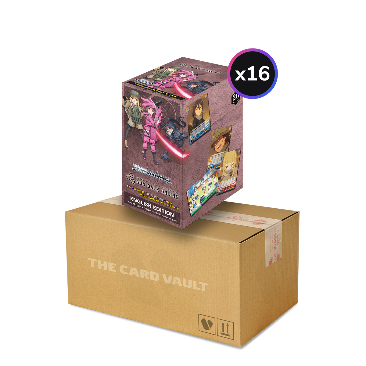 Sports Weiss Schwarz - Sword Art Online Alternative: Gun Gale Online - Display Case (16x Booster Boxes) (Reprint)