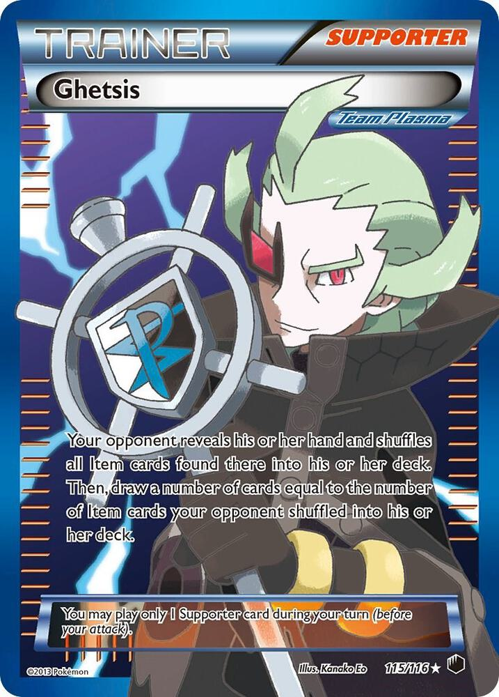 Pokémon Ghetsis (Team Plasma) (Full Art) - Plasma Freeze (Plf)