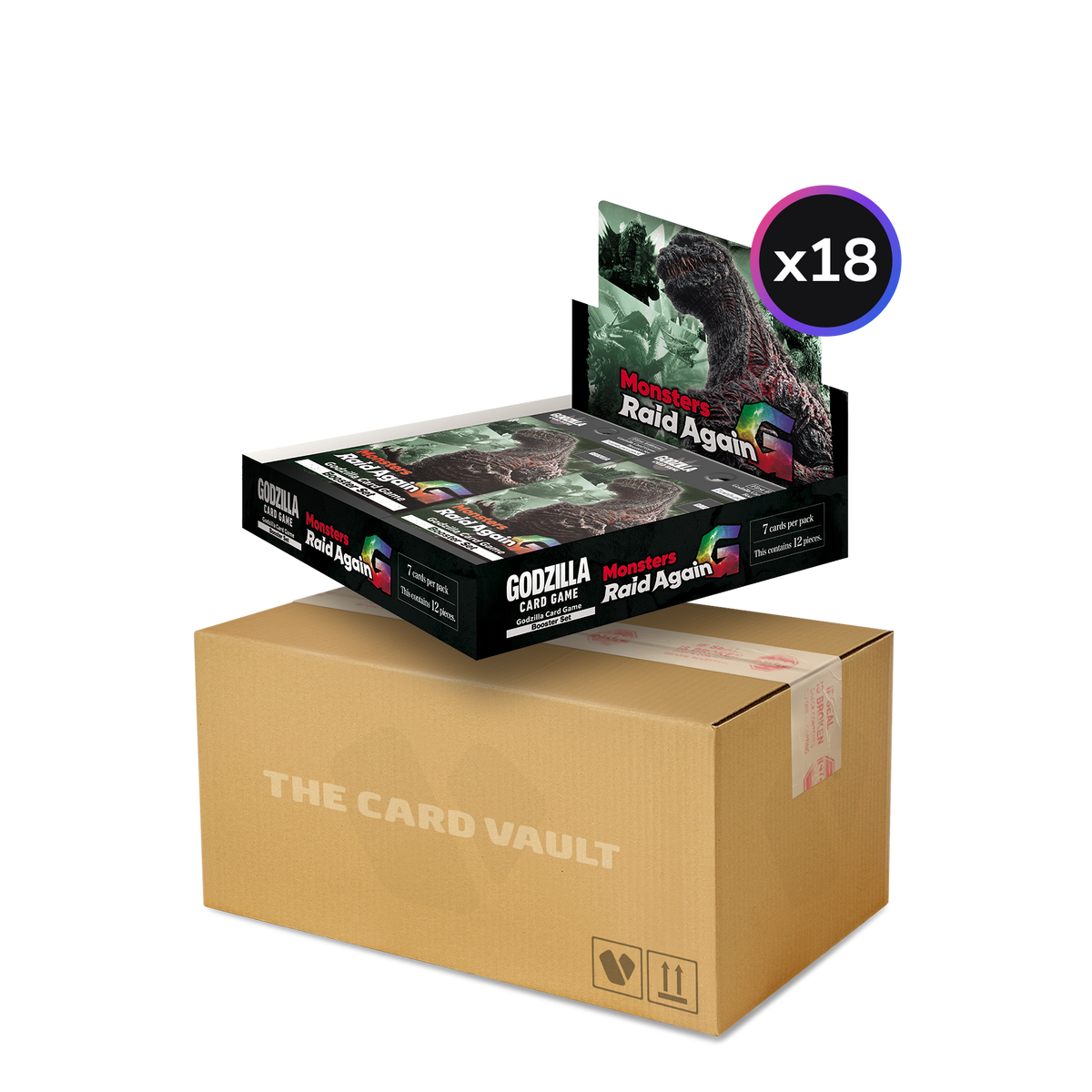Sports Godzilla Card Game - G: Monsters Raid Again (Bp02) - Display Case (18x Booster Boxes)