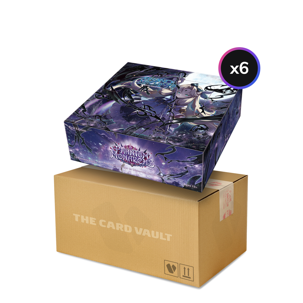 Pokémon Grand Archive TCG - Expansion Set 04 - Phantom Monarchs - Display Case (6x Booster Boxes) (1st Edition)