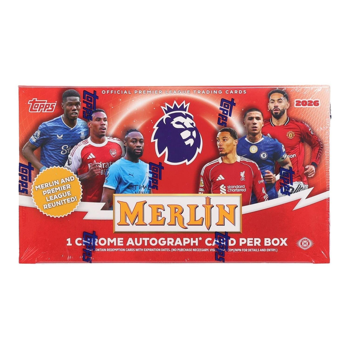 UFC MMA Topps 2025/26 Topps Merlin Premier League Epl Soccer Hobby Box