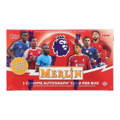 UFC MMA Topps 2025/26 Topps Merlin Premier League Epl Soccer Hobby Box