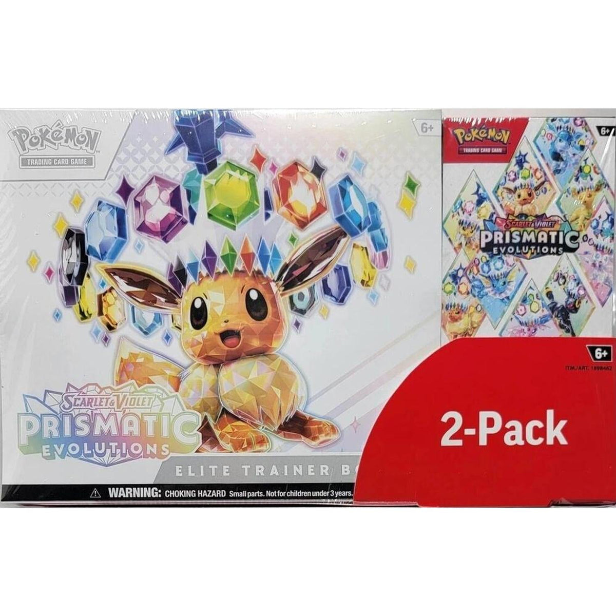 Pokémon Pokemon Prismatic Evolutions 2-Pack Trainer Box And Booster Bundle (Costco)