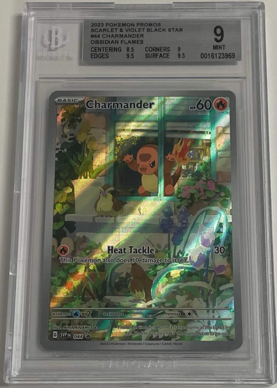 Pokémon Charmander 044 - Scarlet & Violet Promo - 2023 Pokemon - BGS 9