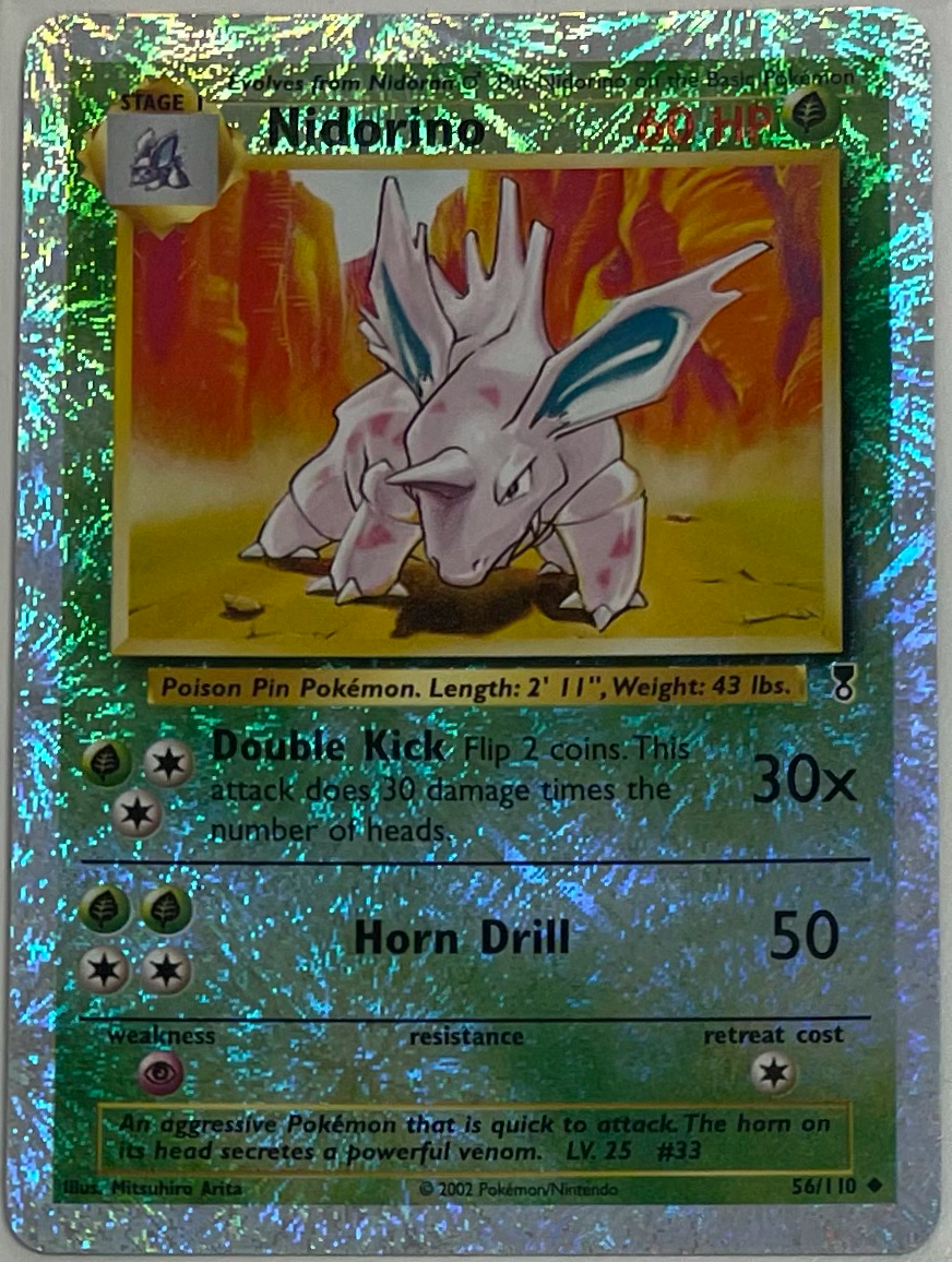 Pokémon Nidorino 56/110 - Reverse Holo - Legendary Collection (Lc)