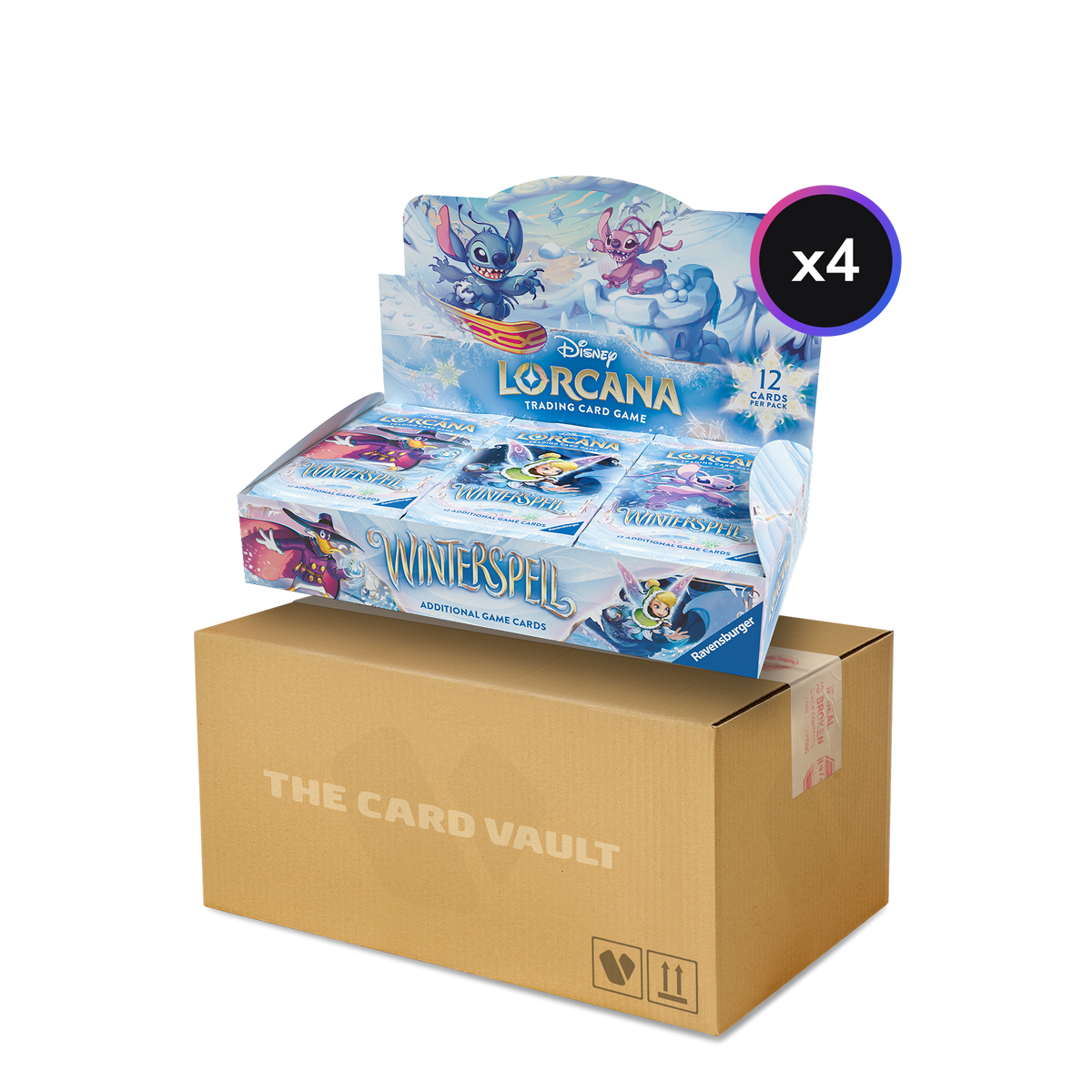 Pokémon Disney - Lorcana TCG - Winterspell - Display Case (4x Booster Boxes)