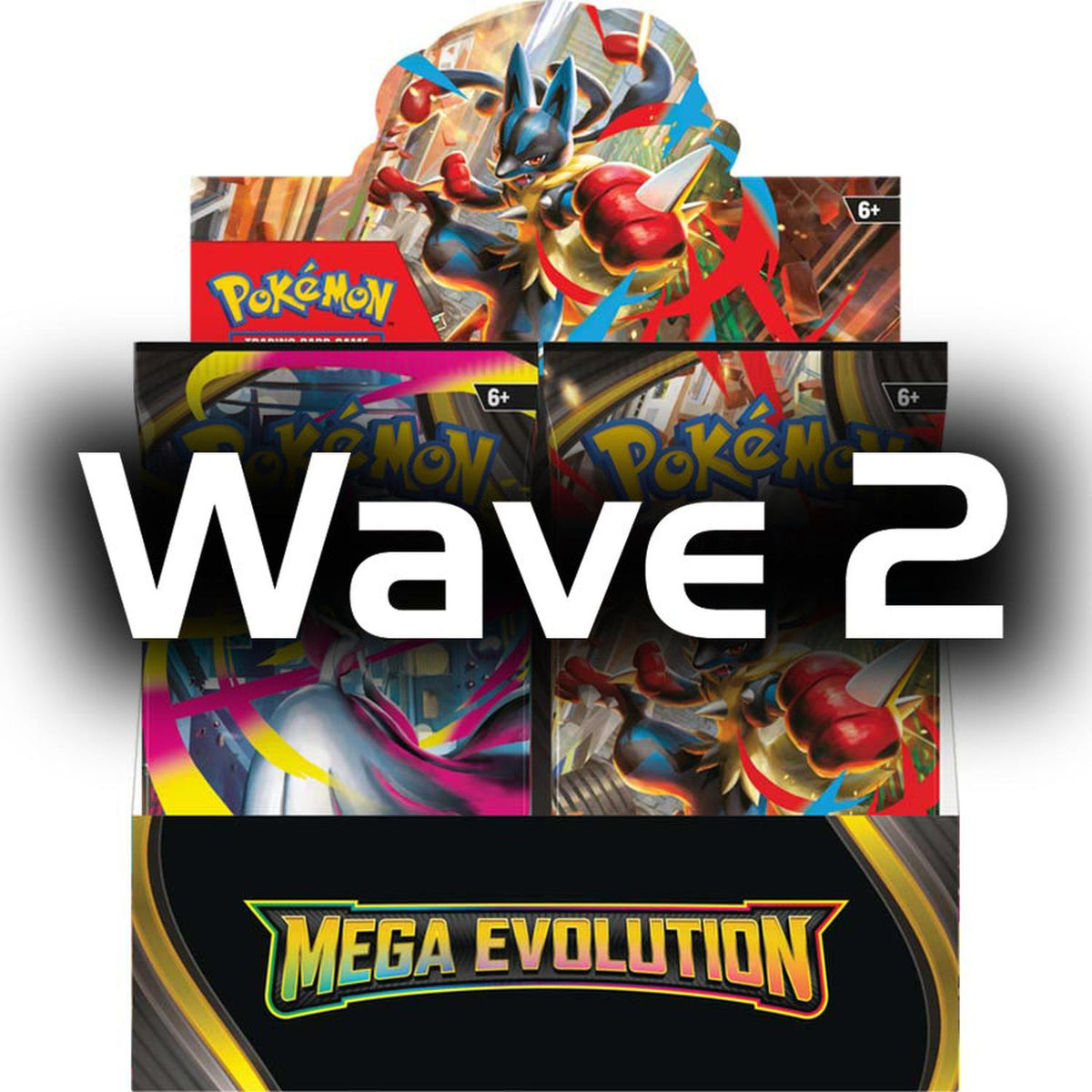 Pokemon: Mega Evolution Me01: Enhanced Booster Box Wave 2