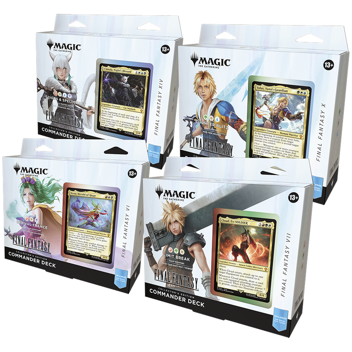 Magic The Gathering Magic: Universes Beyond: Final Fantasy Collector Commander Deck Case
