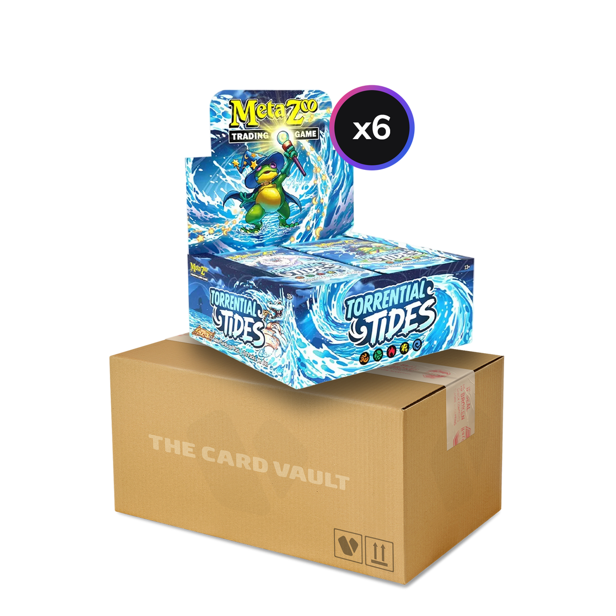 Pokémon Metazoo TCG - Set 2 - Torrential Tides - Display Case (6x Booster Boxes)