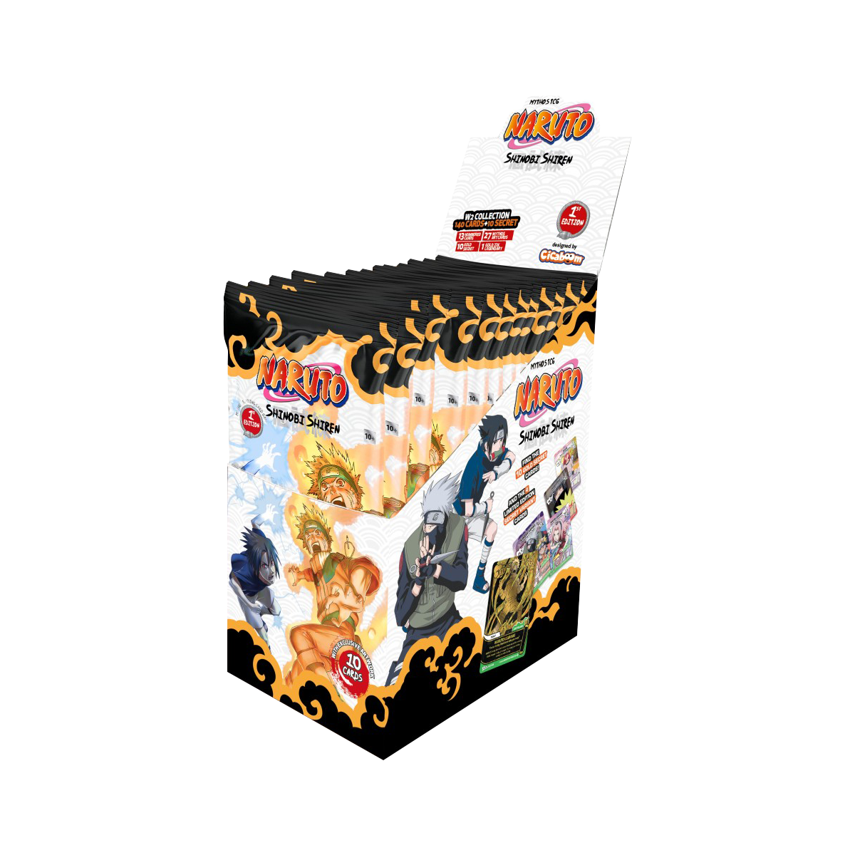 Pokémon Naruto Mythos TCG - Set 02 - Shinobi Shiren - Booster Box (24x Packs) (1st Edition)