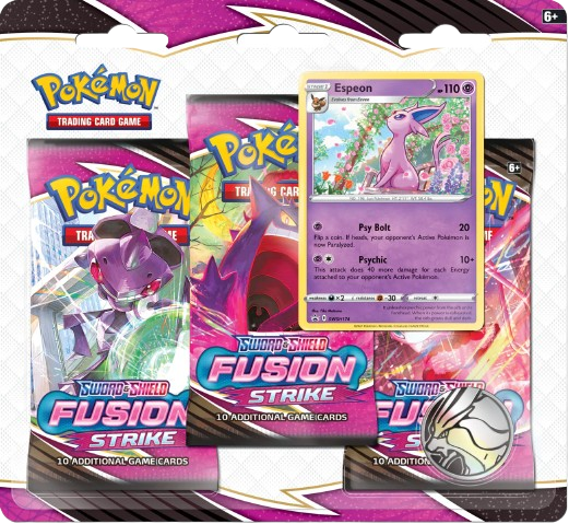 Pokémon Fusion Strike 3-Pack Blister