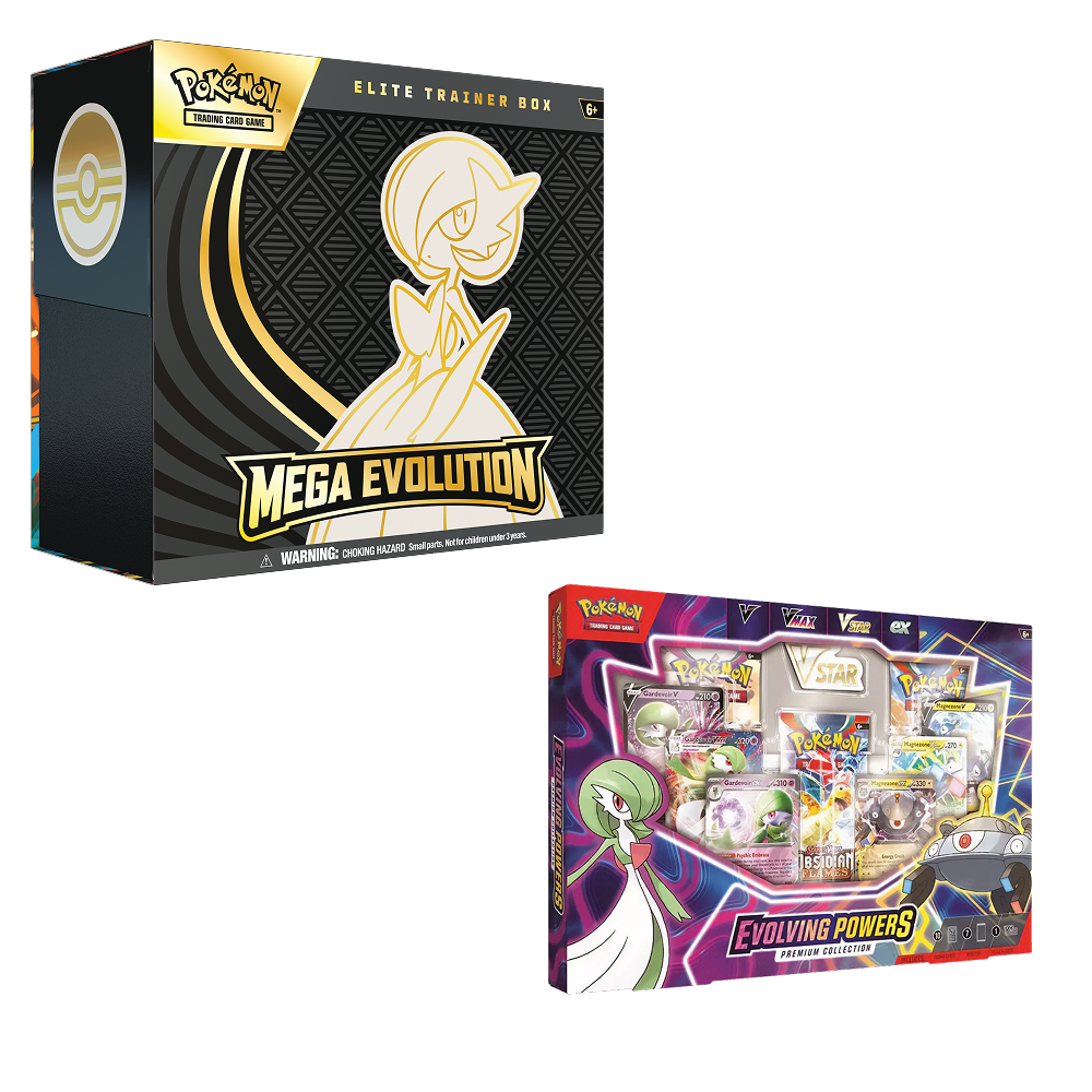 Pokémon Pokemon TCG - Evolving Powers Collection Box & Mega Evolution ETB (Gardevoir) - Bundle
