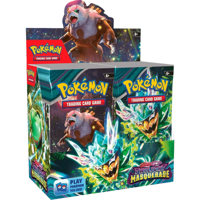 Pokemon TCG - Scarlet & Violet - Twilight Masquerade - Display Case (6X Booster Boxes)
