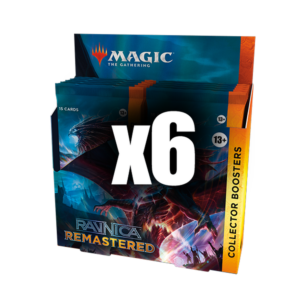 Magic The Gathering Magic The Gathering: Ravnica Remastered: Collector Booster Case - 6 Boxes