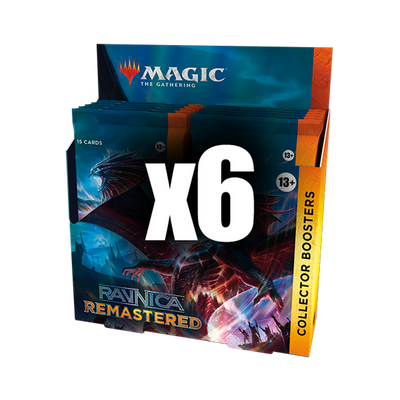Magic The Gathering Magic The Gathering: Ravnica Remastered: Collector Booster Case - 6 Boxes
