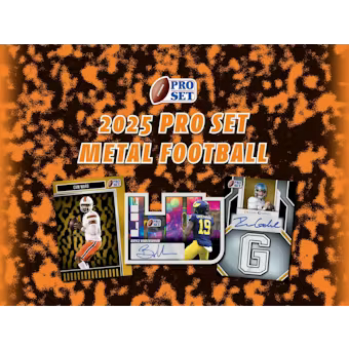 Sports 2025 Leaf Pro Set Metal Football Hobby Box
