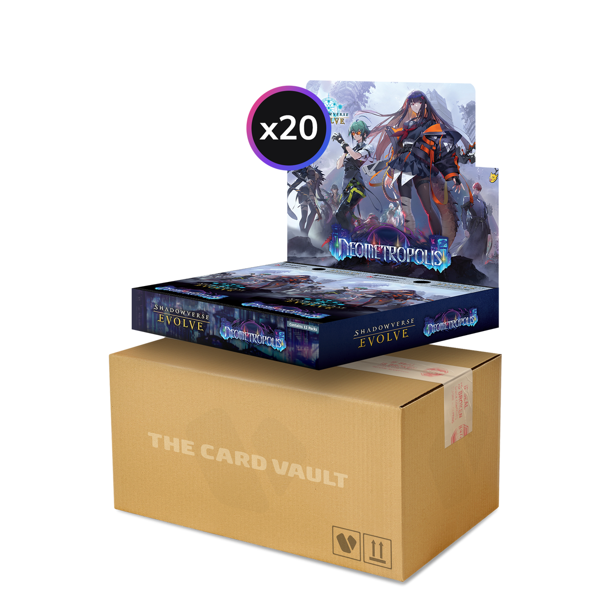 Sports Shadowverse: Evolve - Set 18 - Neometropolis - Display Case (20x Booster Boxes)