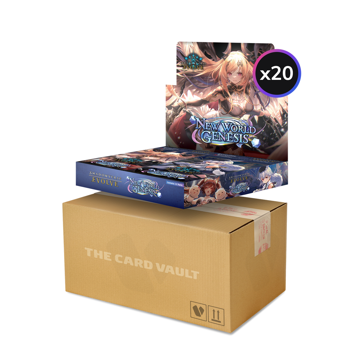 Sports Shadowverse: Evolve - Set 16 - New World Genesis - Display Case (20x Booster Boxes)