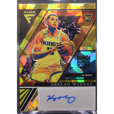 Basketball Panini 2022-23 Panini Flux Basketball - Keegan Murray Frs-Kgm - Gold Auto /10