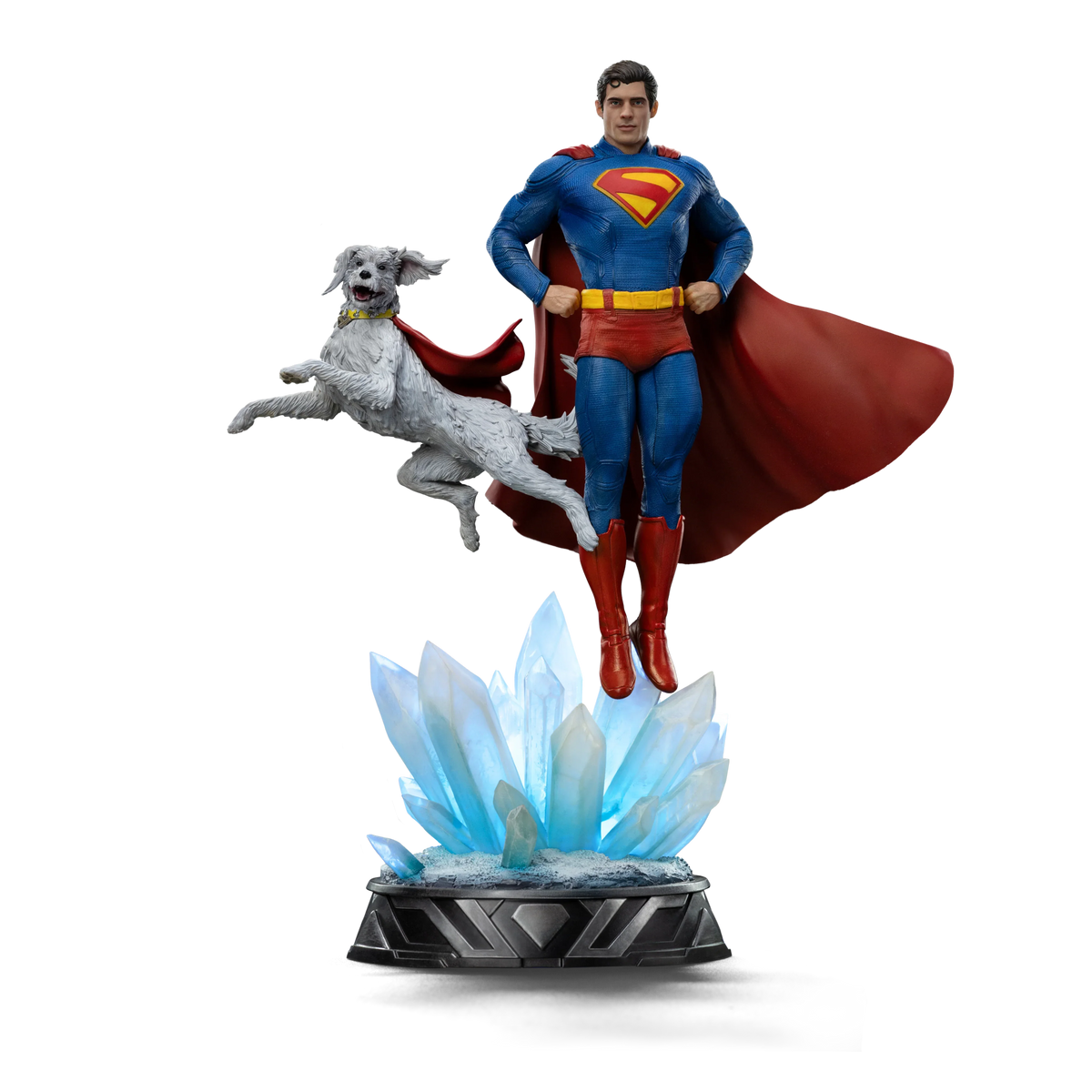 Sports Iron Studios - Superman: Legacy - Superman And Krypto Bds Art Scale Statue 1/10