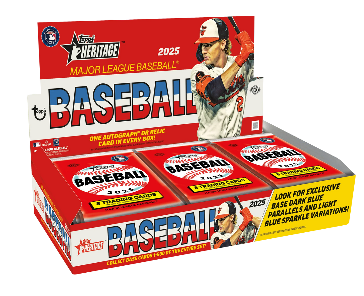 Baseball Topps 2025 Topps Heritage Baseball Hobby Box