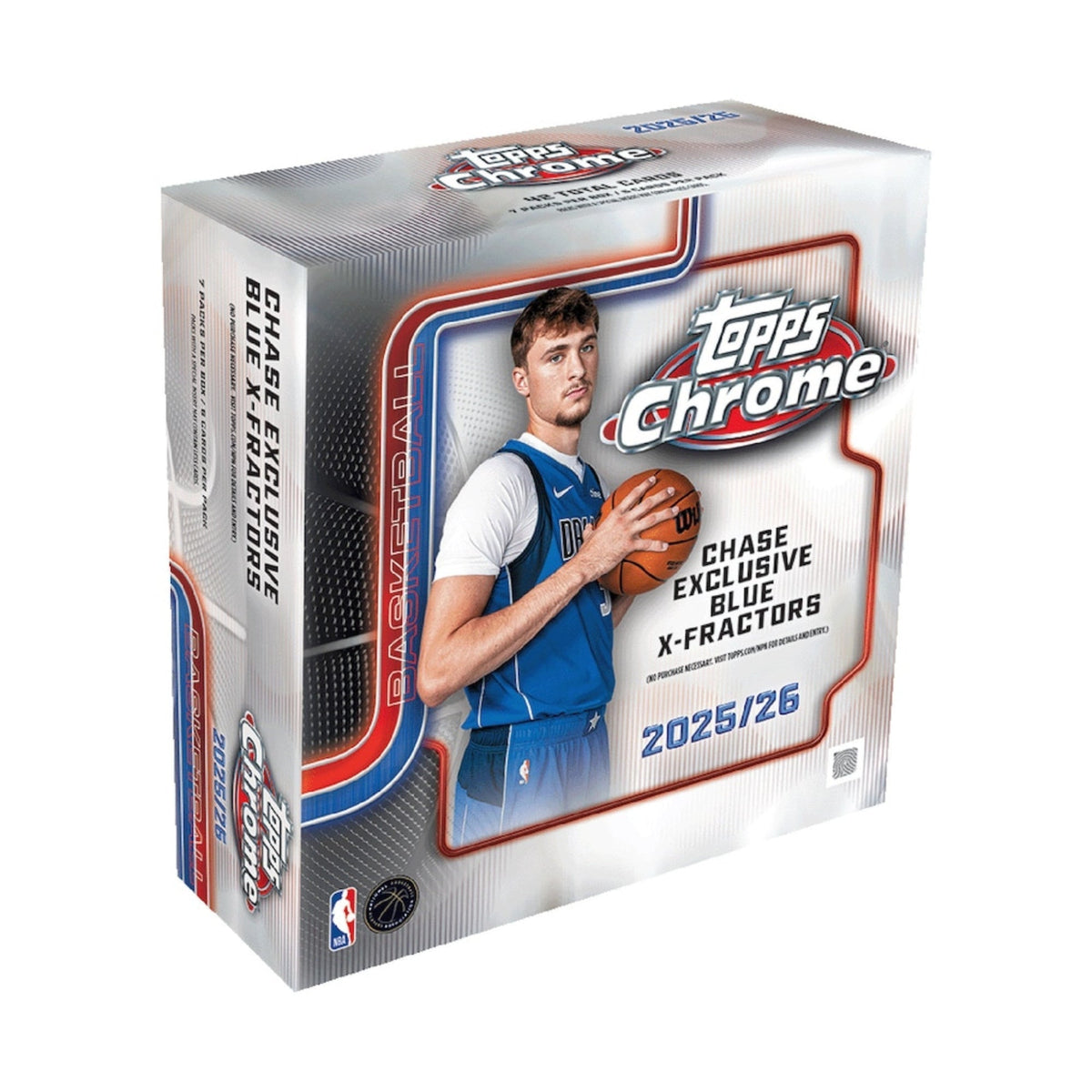 2025-26 Topps Chrome Basketball Mega Box 20 Box Case
