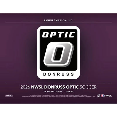 2026 Panini Donruss Optic Nwsl Women's Soccer League Hobby 12 Box Case