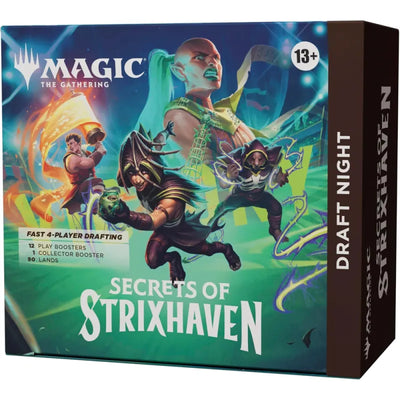 Magic The Gathering Secrets Of Strixhaven Draft Night Box 6 Box Case