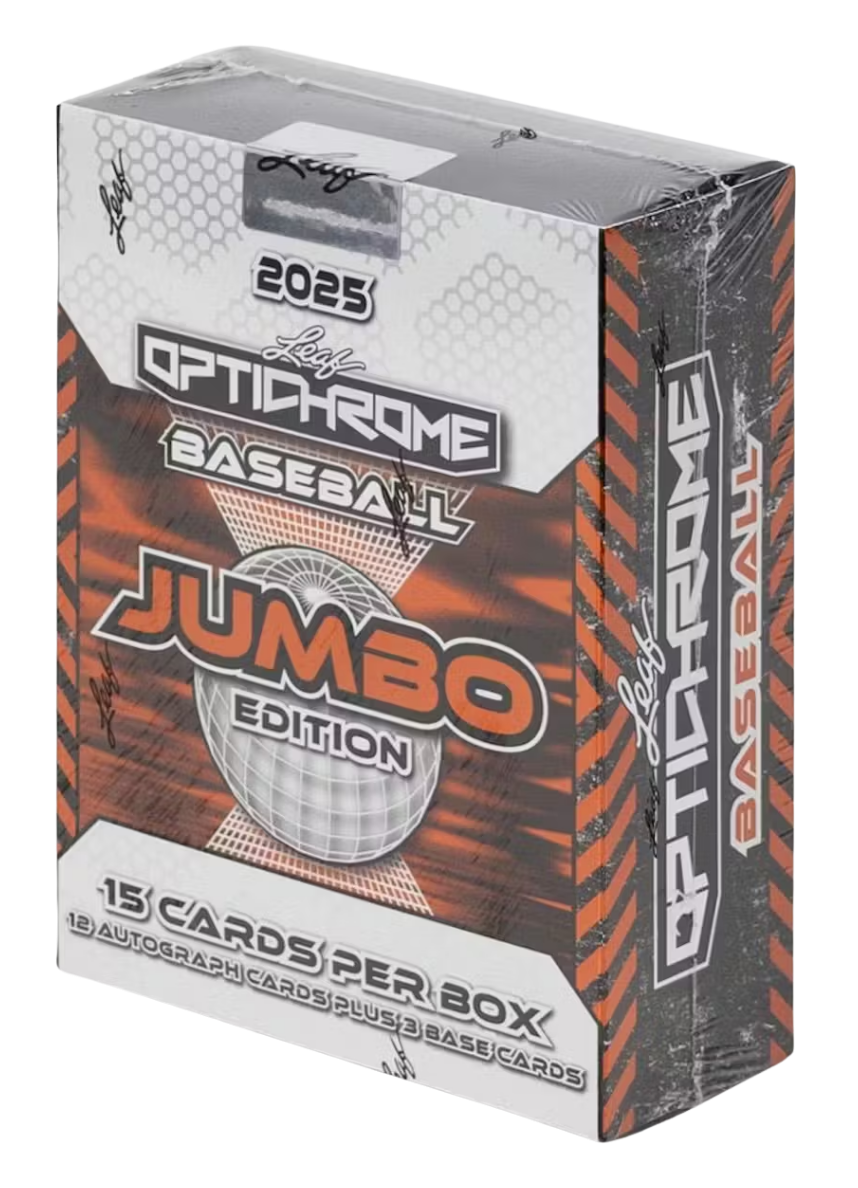 WWE Wrestling 2025 Leaf Optichrome Baseball Hobby Jumbo Box