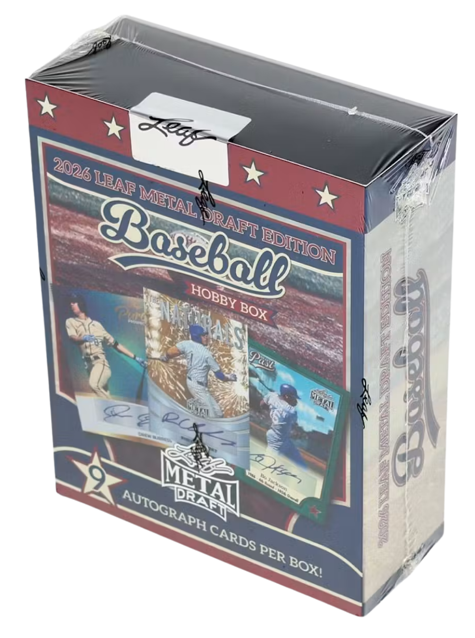 Baseball 2026 Leaf Metal Draft Baseball Mega Hobby Box