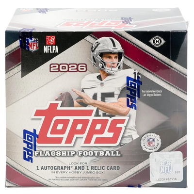 Football Topps 2026 Topps Flagship Football Hobby Jumbo Box