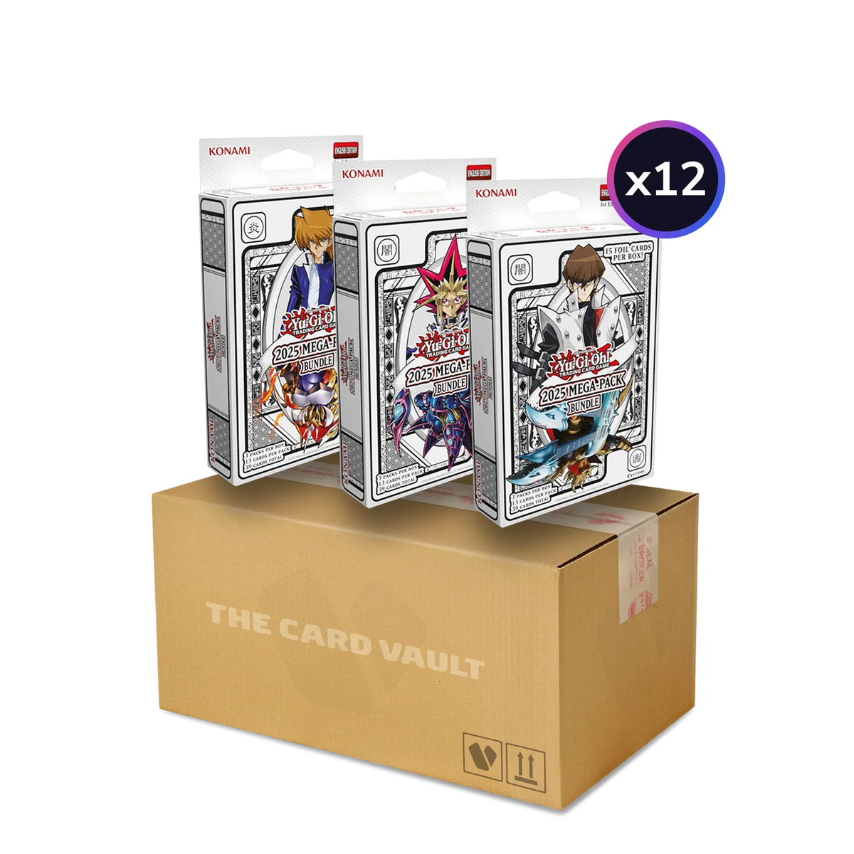Yu-Gi-Oh Yu-Gi-Oh! - 2025 Mega-Pack - Tuckbox Bundle Display Case (12x Bundles)