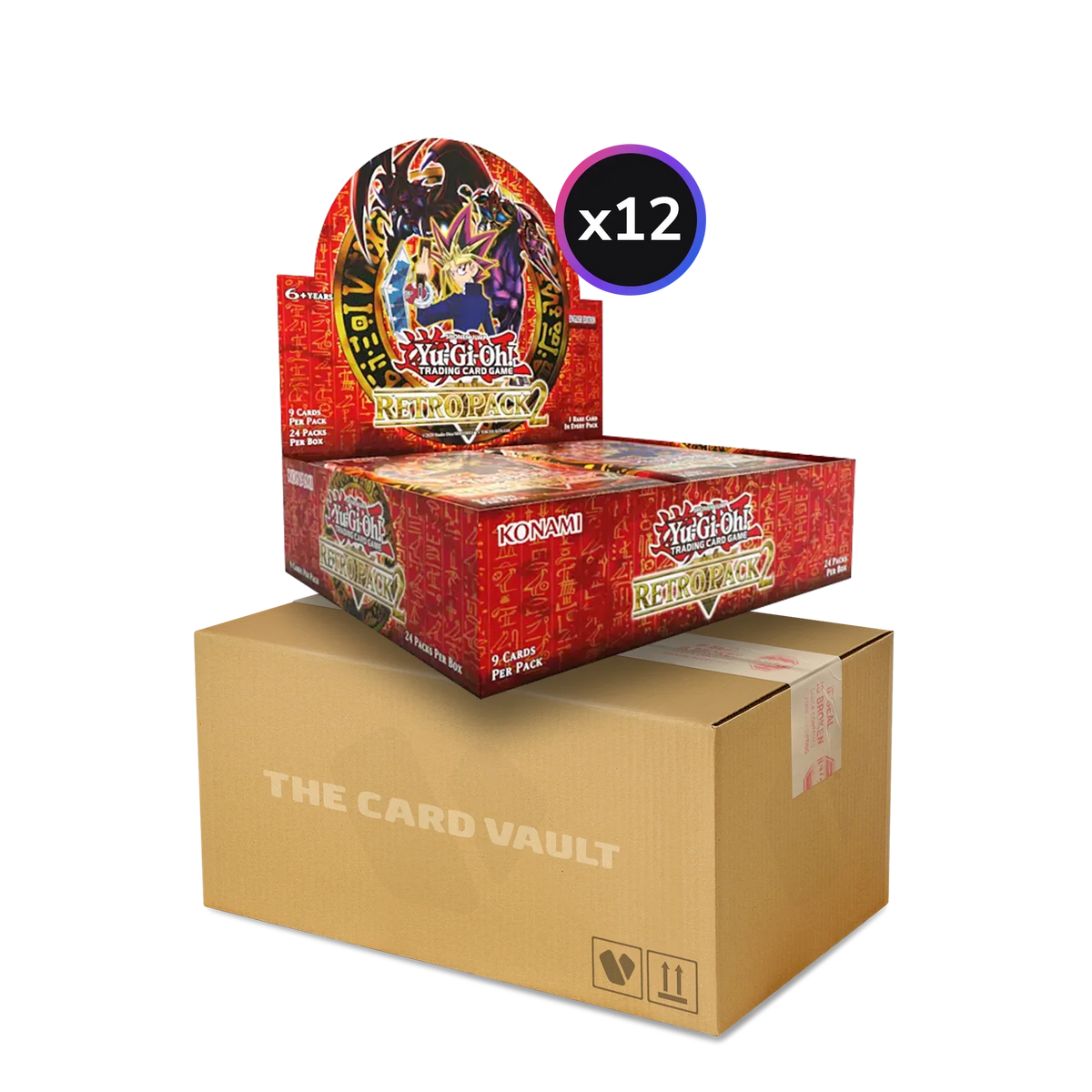Yu-Gi-Oh Yu-Gi-Oh! - Retro Pack 2 - Display Case (12x Booster Boxes) (Reprint Edition)