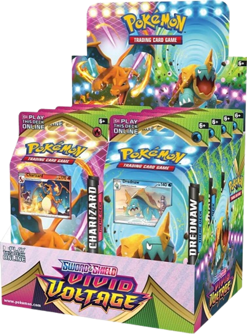 Pokémon Vivid Voltage Display Of 8 Theme Deck