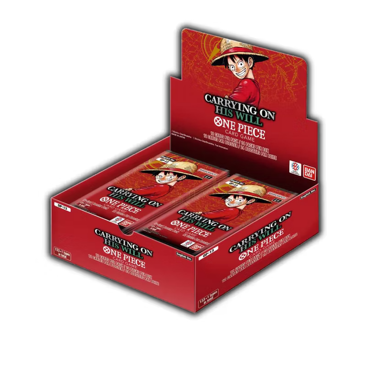 One Piece TCG Bandai Bandai One Piece Booster Box Carrying On His Will (OP-13)